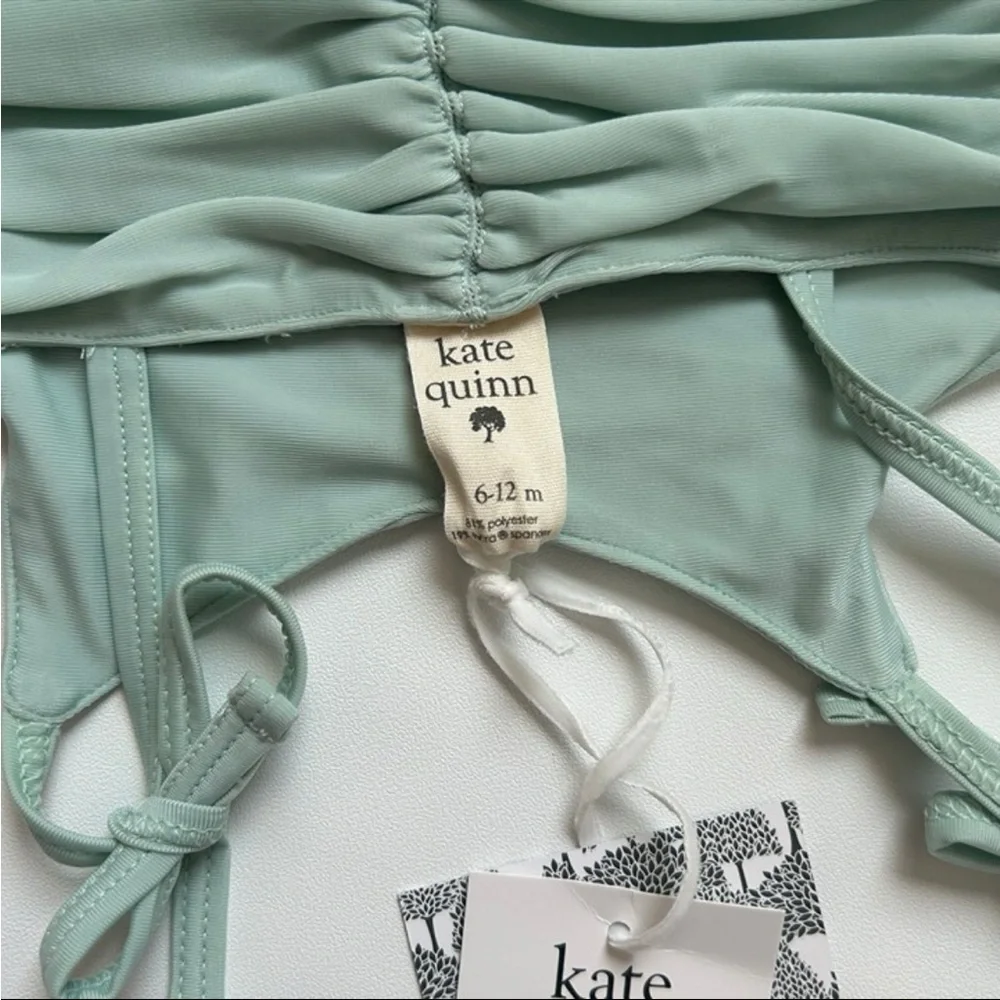 NWT Kate Quinn UPF 50+ Baby Swimsuit Blue One Piece 3-6M 6-9M 12-18M